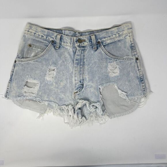 Vintage Wrangler Acid Wash Cut Offs - Picture 1 of 4